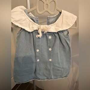 Blue and White kids dress